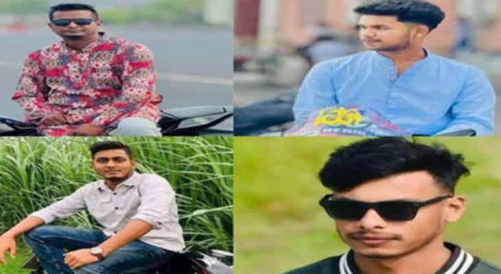 মাদারীপুরে দুই মোটরসাইকেলের সংঘর্ষে ৪ যুবক নিহত।