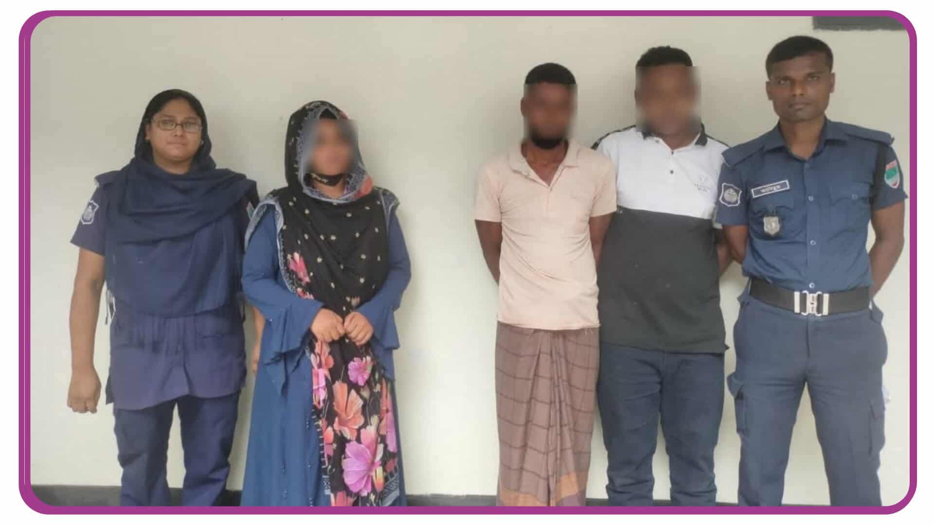 চৌগাছা অভিযানে ধর্ষণ মামলার ০১ (এক) জন আইনের সহিত সংঘাতে জড়িত শিশু ও গ্রেফতারী পরোয়ানা মূলে ০৩ জন আসামীকে আটক করেছে চৌগাছা থানা পুলিশ ।
