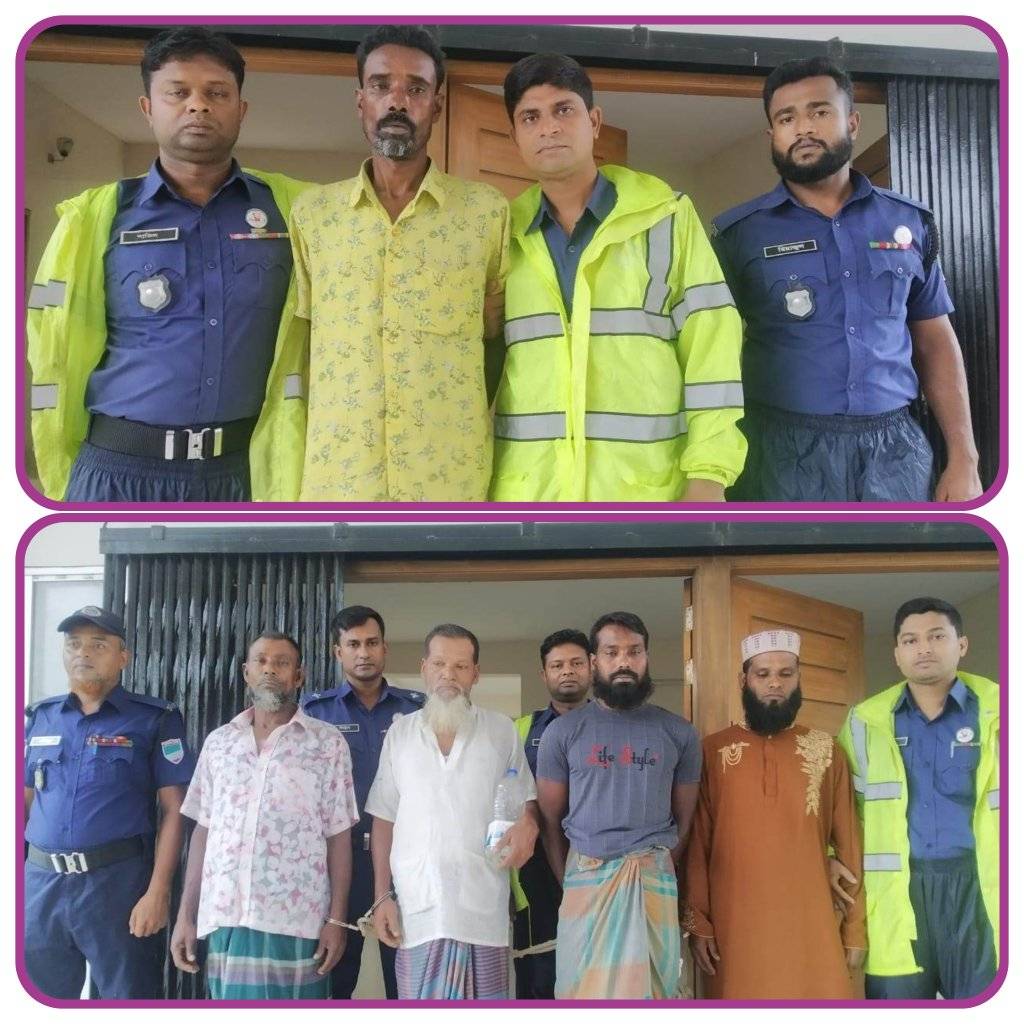 রামপালে পুলিশের বিশেষ অভিযানে সাজাপ্রাপ্ত আসামিসহ গ্রেফতার ৫