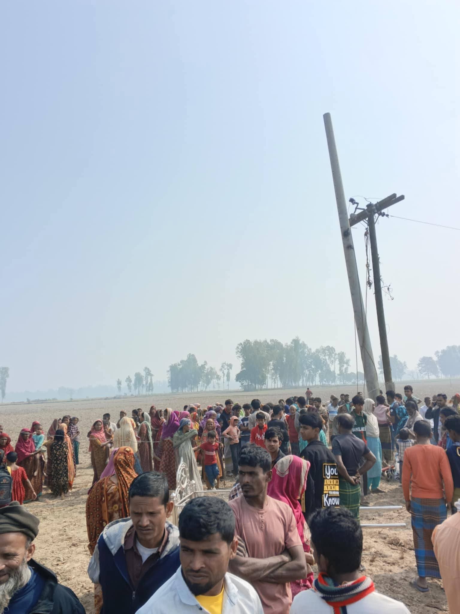 সলঙ্গায় ট্রান্সফরমার প্রতিস্থাপনে বিদ্যুৎস্পর্শে দিনমজুরের মৃত্যু