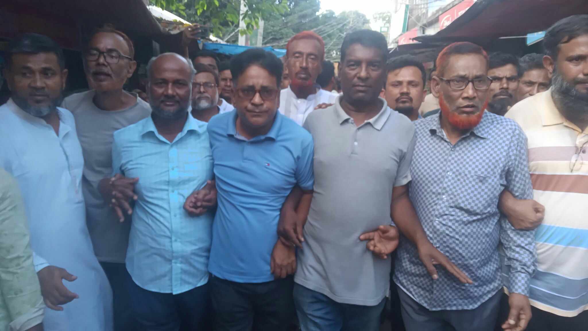 সলঙ্গায় বিএনপির বিক্ষোভ মিছিল