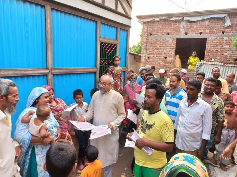 সোনারগাঁয়ের বারদীতে চেয়ারম্যান পদপ্রার্থী লায়ন বাবুলের নির্বাচনি গনসংযোগ।