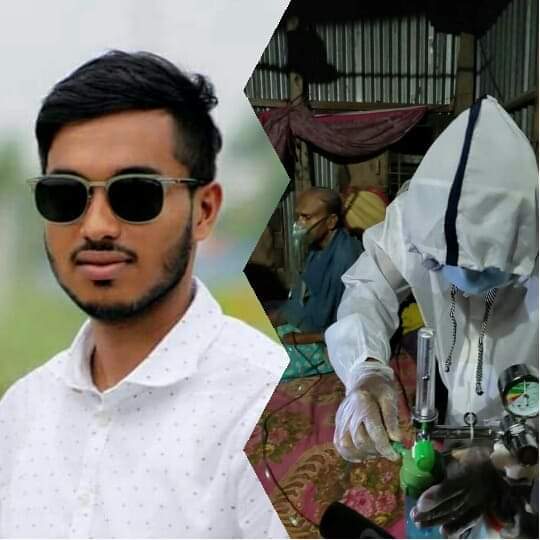করোনা রোগীর সেবায় দিন-রাত ছুটে চলেছে কাশিয়ানীর ফাহিম হাসান ঊসা