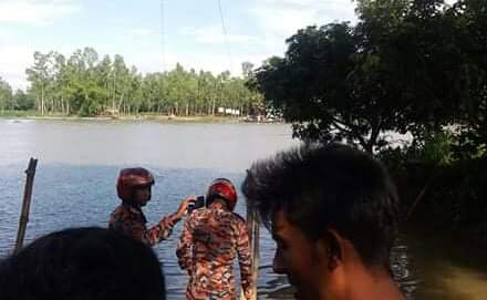 অবশেষে ৪২ ঘন্টা পর সিরাজগন্জের নিঁখোজ যুবকের ভাসমান লাশ উদ্ধার।