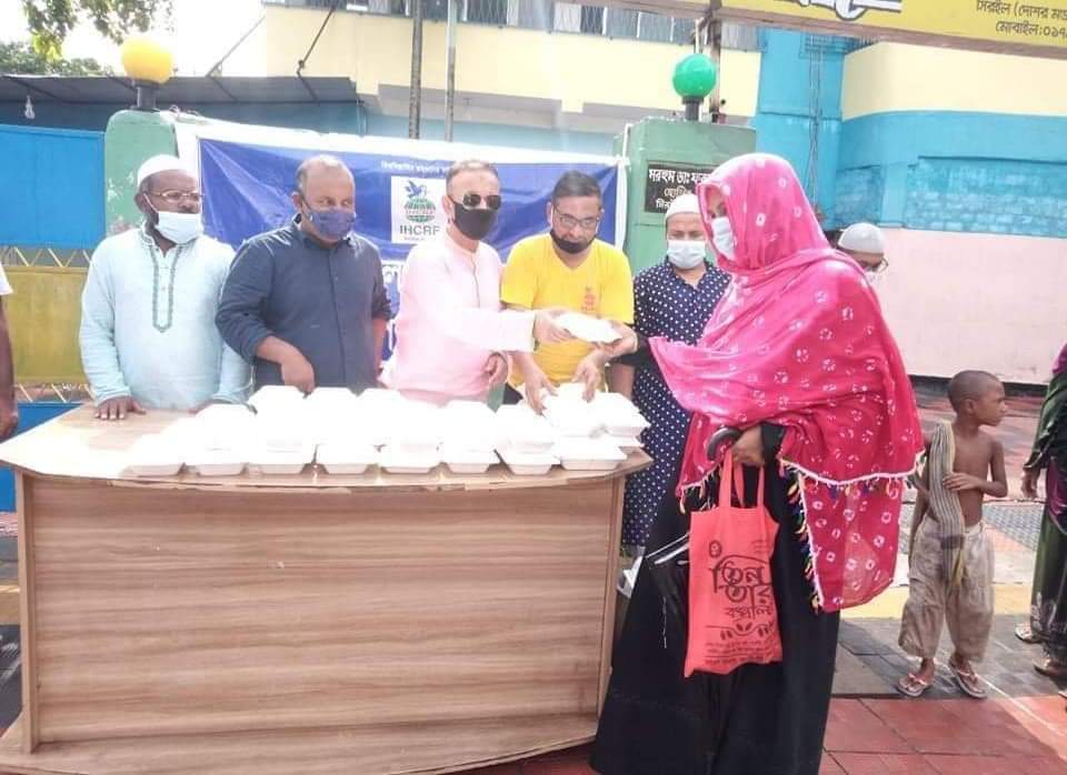 ঈদের পর আবারও আইএইচসিআরএফ'র খাদ্য বিতরণ শুরু