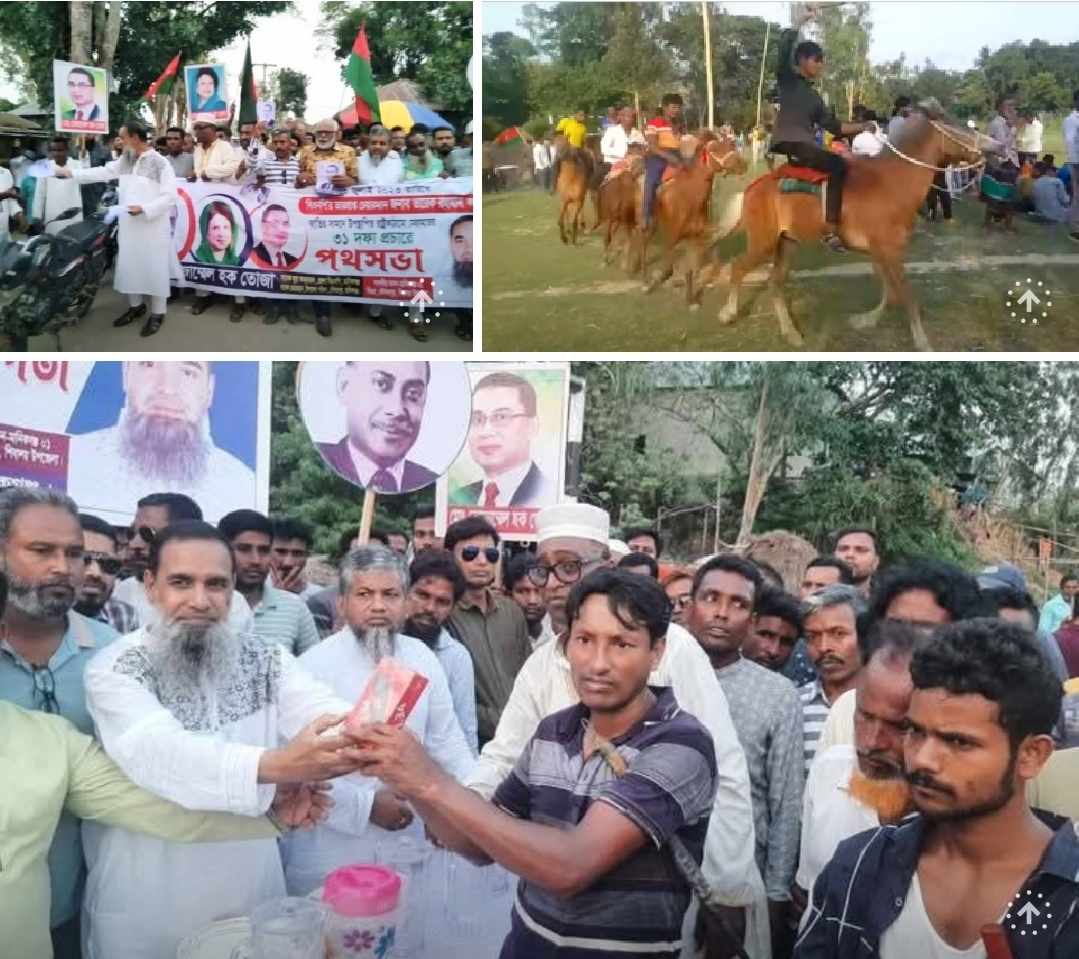 বৈশাখী মেলা ও ঘোড়া দৌড় প্রতিযোগিতা।