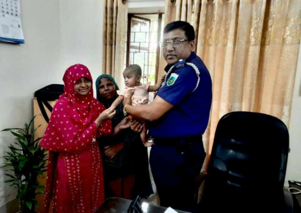 অপহৃত ৮ মাসের শিশু উদ্ধার, গ্রেফতার ২