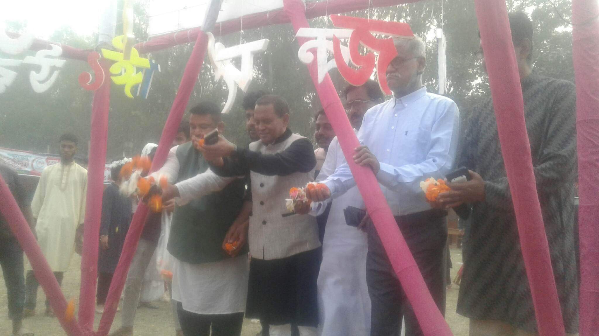 সলঙ্গায় ৭ দিনব্যাপী বই মেলা শুরু