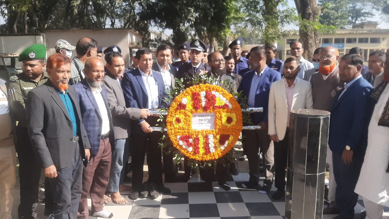 শহিদ বুদ্ধিজীবী দিবস উপলক্ষে মুকসুদপুরে শ্রদ্ধা নিবেদন ও আলোচনা সভা