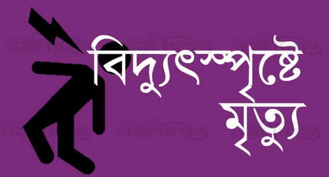 ঠাকুরগাঁওয়ের বিদ্যুৎস্পৃষ্ট হয়ে এক ভ্যান চালকের মৃত্যু।
