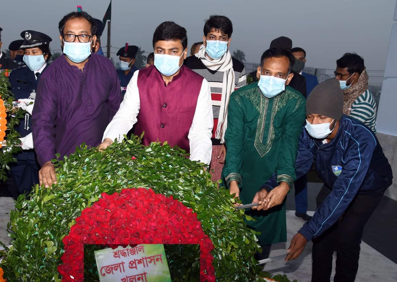 খুলনায় মহান বিজয় দিবস উদযাপিত।