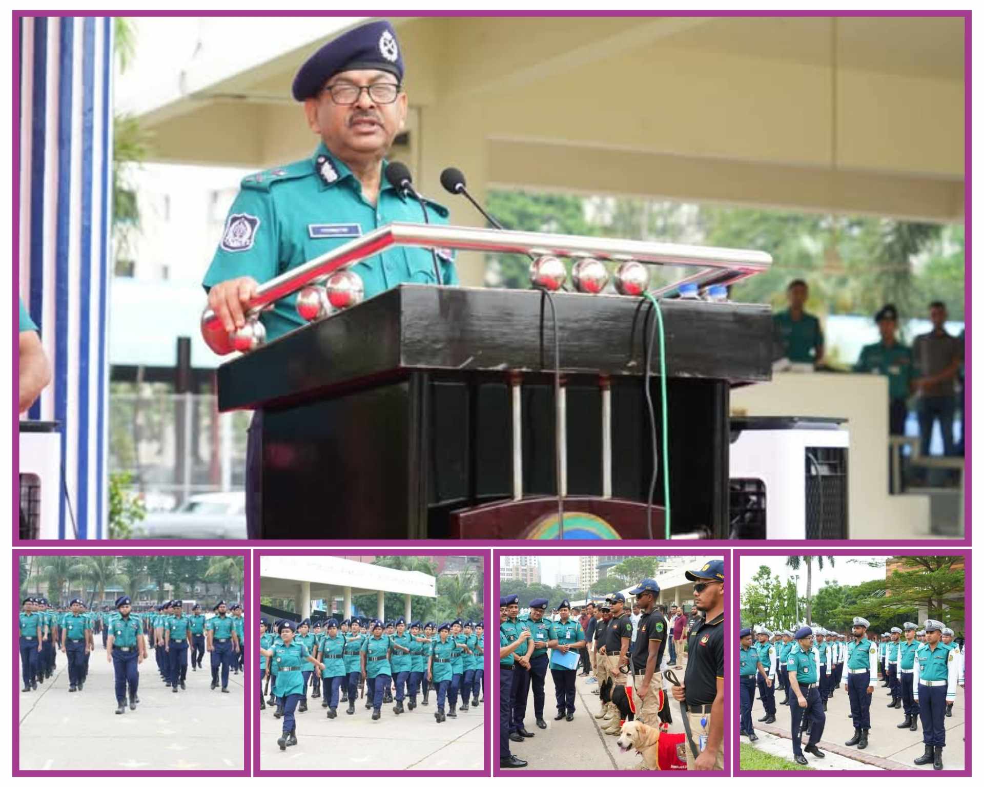 জনগণকে কাঙ্ক্ষিত আইনানুগ সেবা দেওয়ার মাধ্যমে জনগণের মন জয় করতে হবে: ডিএমপি কমিশনার
