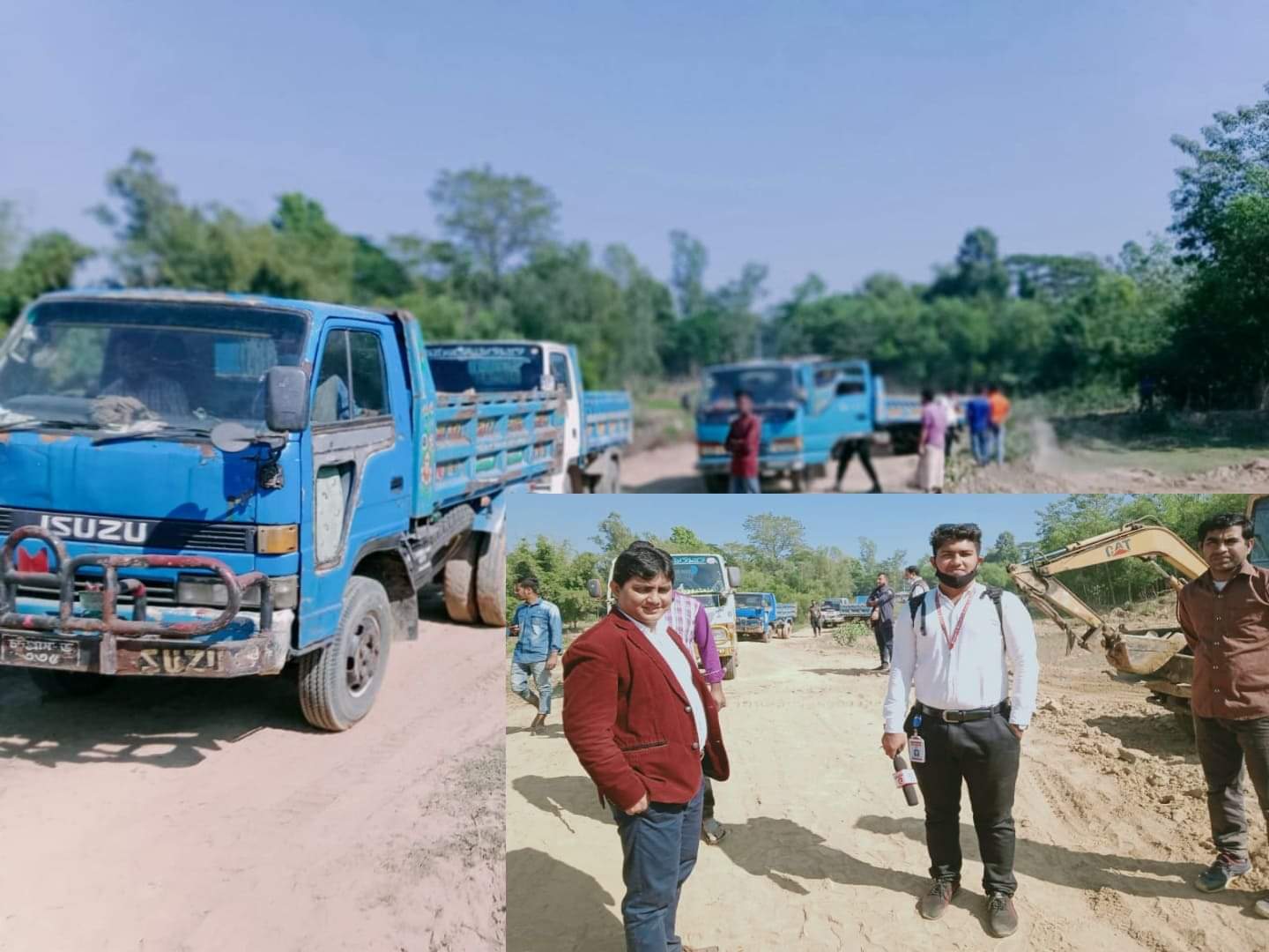 লোহাগাড়ায় এসিল্যান্ডের অভিযানে ৭টি ট্রাক ও ১টি এক্সক্যাভেটর জব্দ!