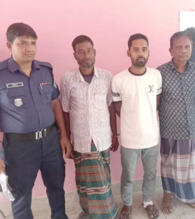 পীরগঞ্জে আওয়ামী লীগের ৩ জন গ্রেফতার।