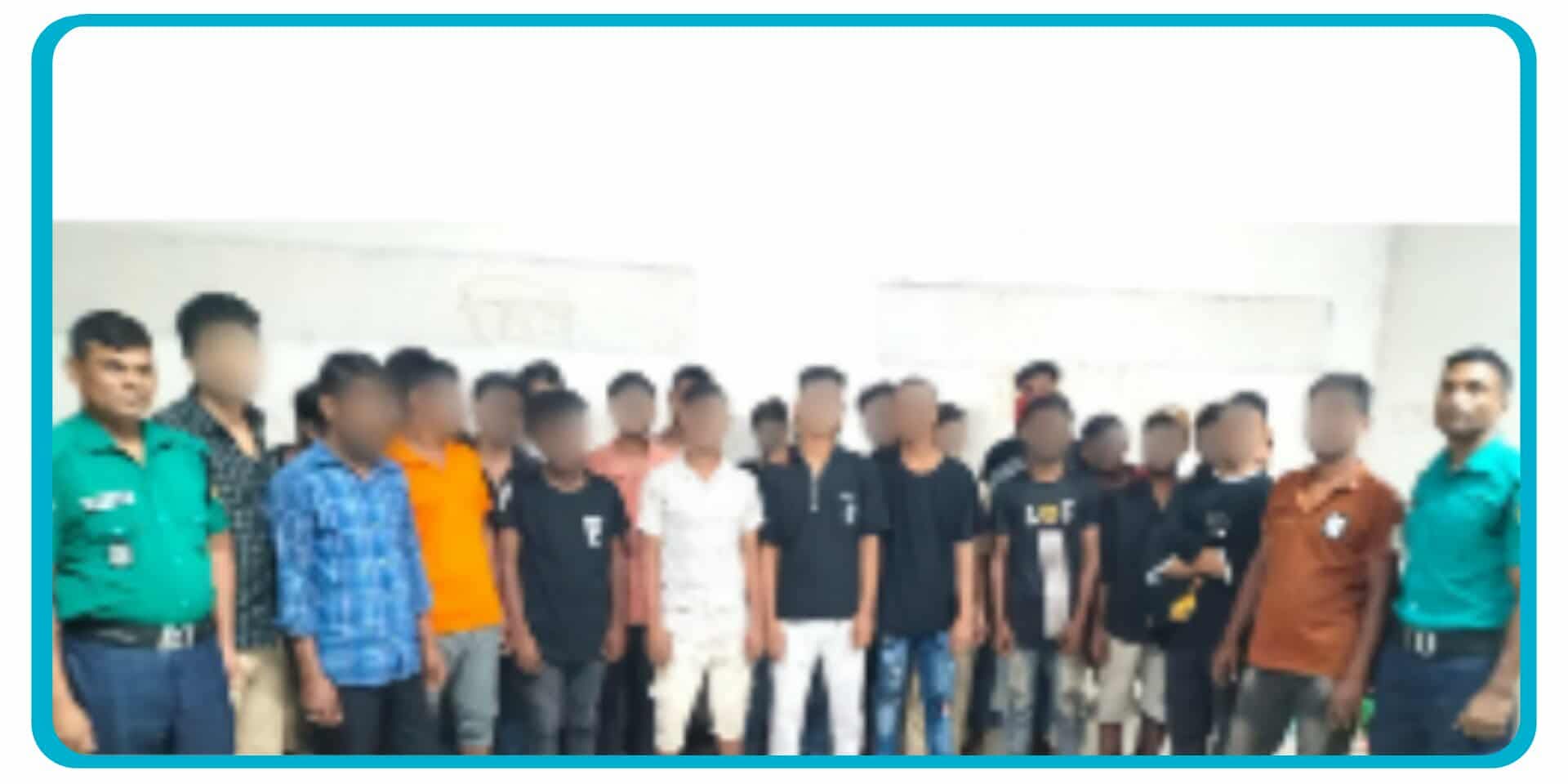 মোহাম্মদপুর থানা পুলিশের বিশেষ অভিযানে বিভিন্ন অপরাধে জড়িত ২৮ জন আটক।