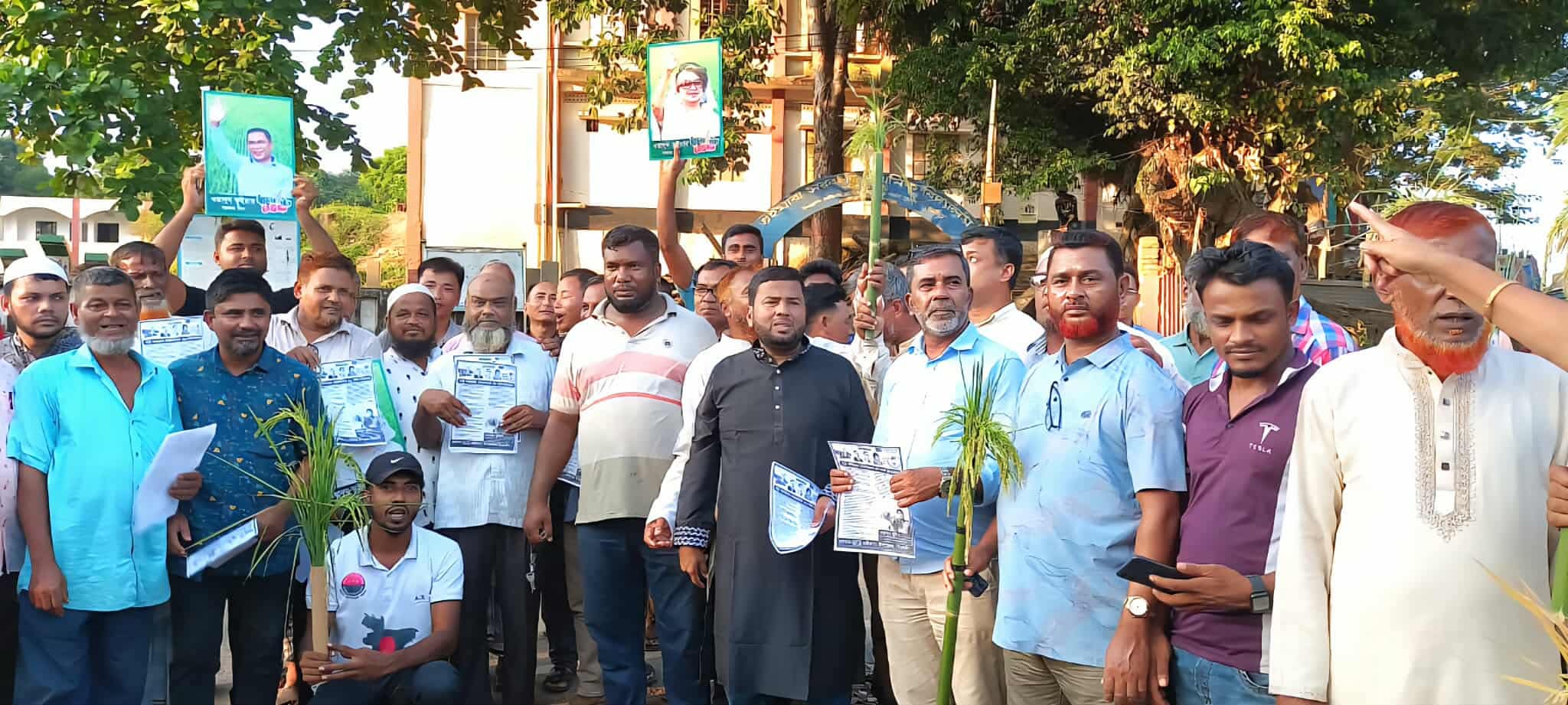 গুইমারায় বিএনপির নির্বাচনী প্রচারণা: ওয়াদুদ ভূইয়ার পক্ষে ভোট চাইলেন নেতারা।
