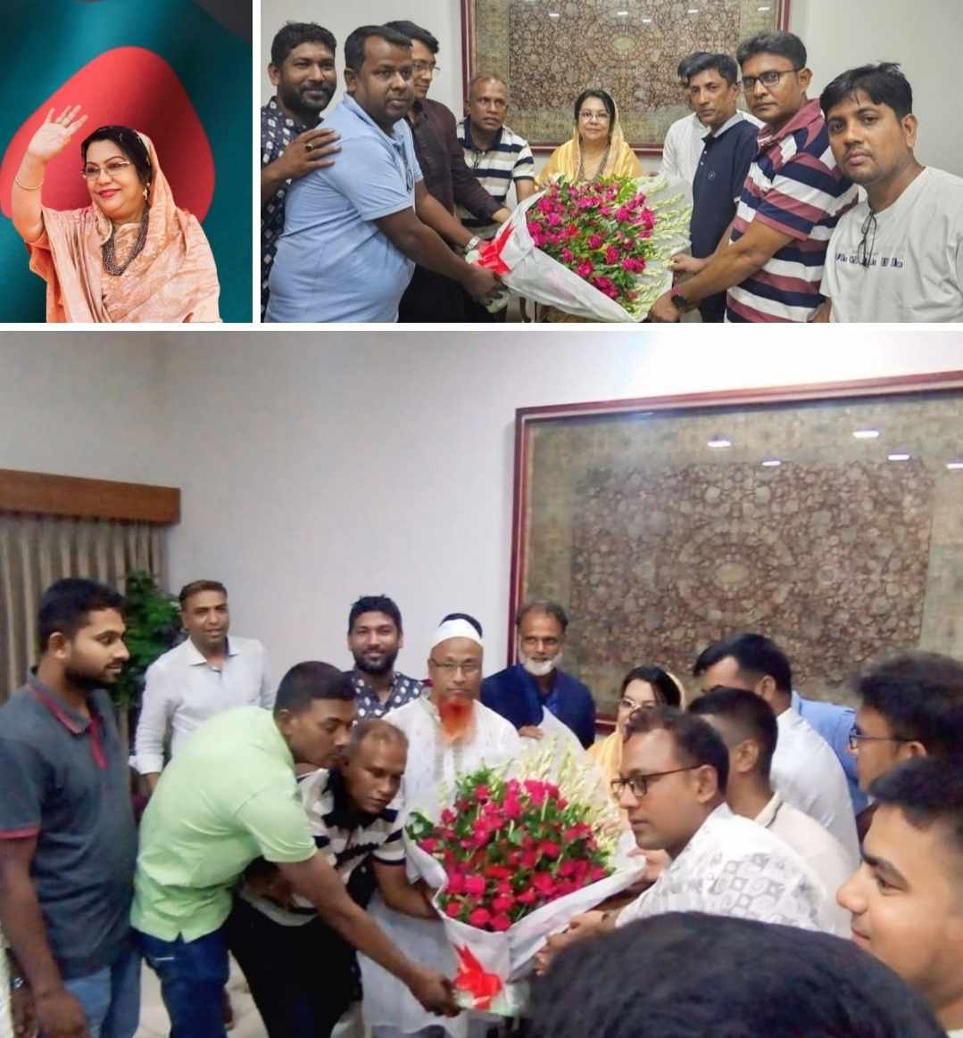 মানিকগঞ্জ জেলা বিএনপির আহবায়ক এর সাথে দৌলতপুরের নেতাকর্মীর ঈদ শুভেচ্ছা বিনিময়।।