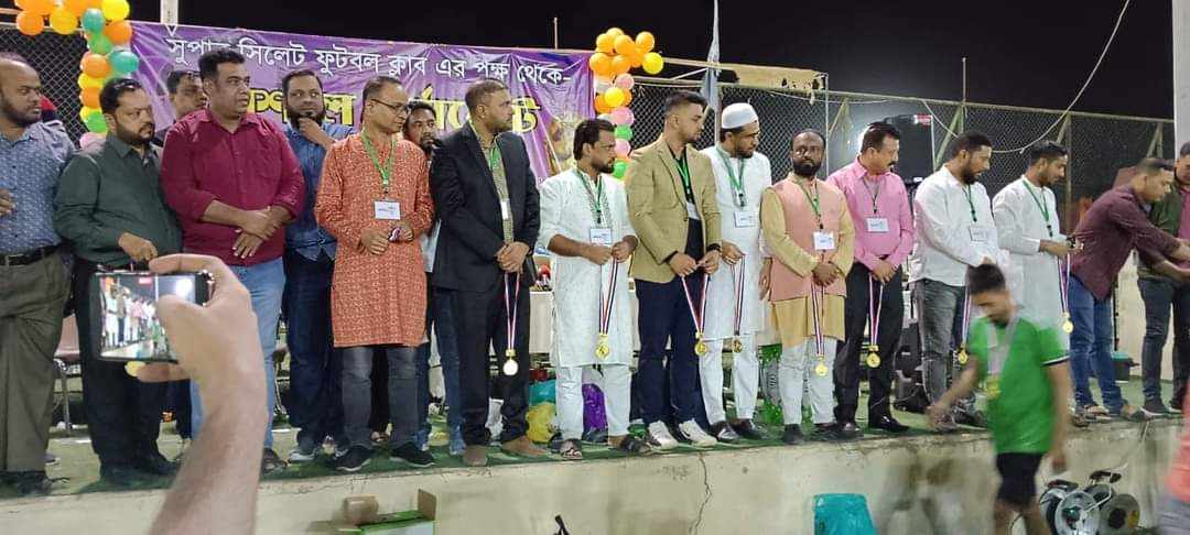 রিয়াদে সুপার সিলেট ফুটবল ক্লাব এর আয়োজনে  ফুটবল টুনামেন্ট এর উদ্ধোধন হয়েছে