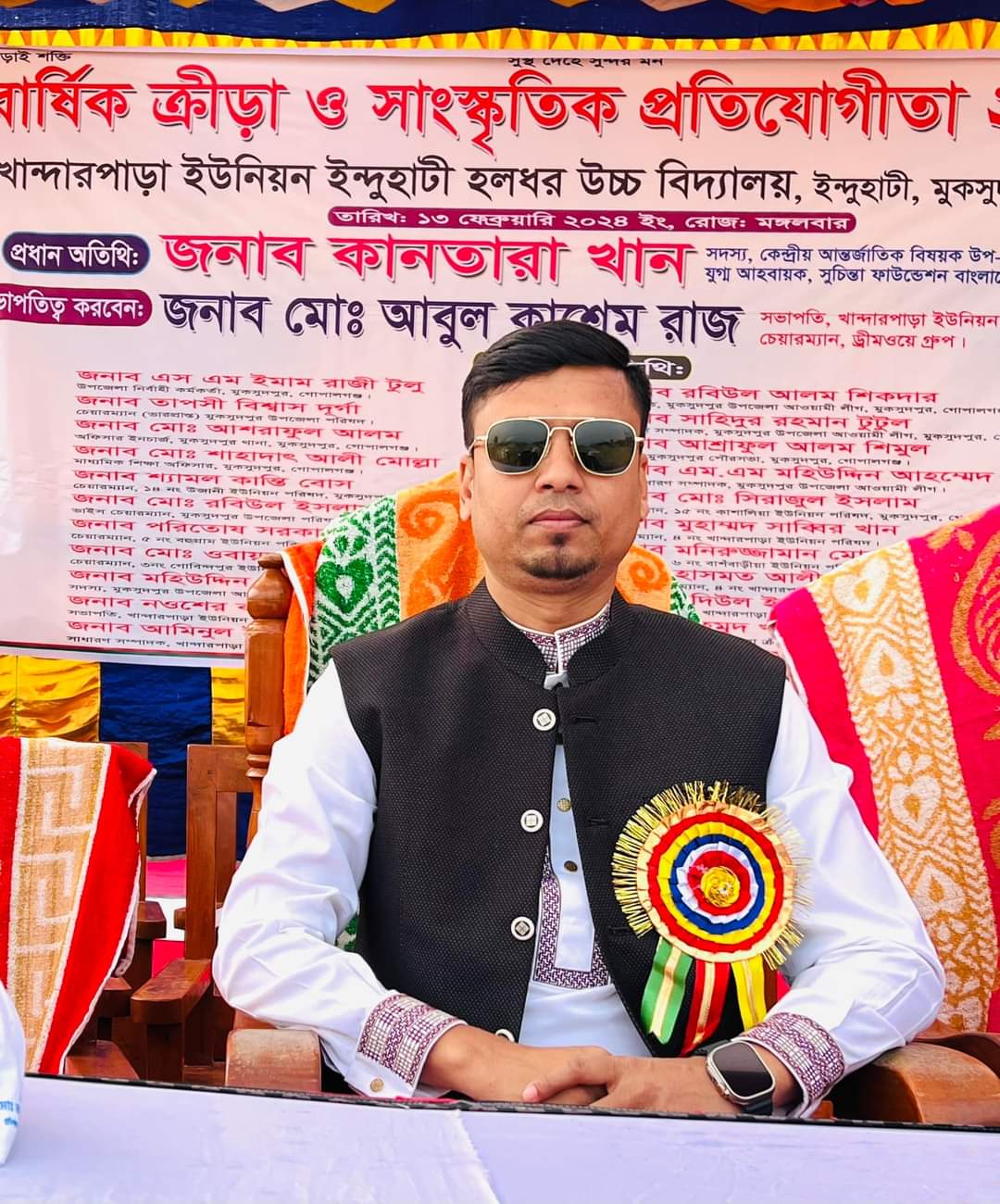 মুকসুদপুর উপজেলা নির্বাচনে প্রচার প্রচারনায় এগিয়ে আবুল কাশেম রাজ